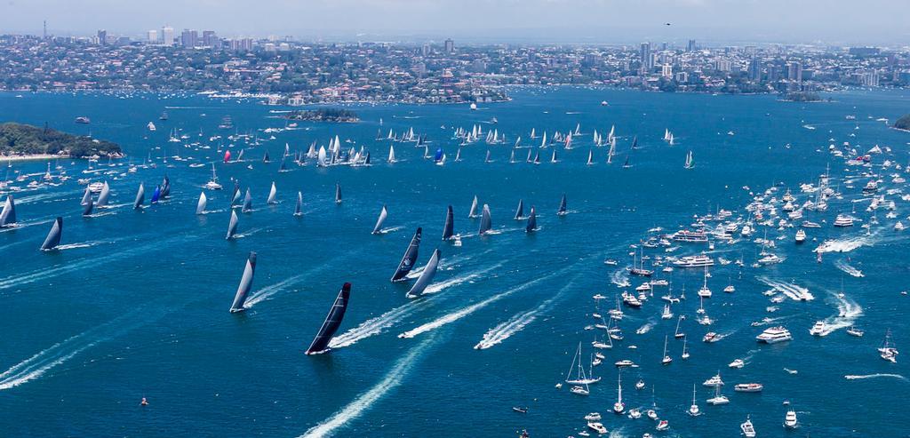 Sydney Hobart Race start © Carlo Borlenghi / www.carloborlenghi.com